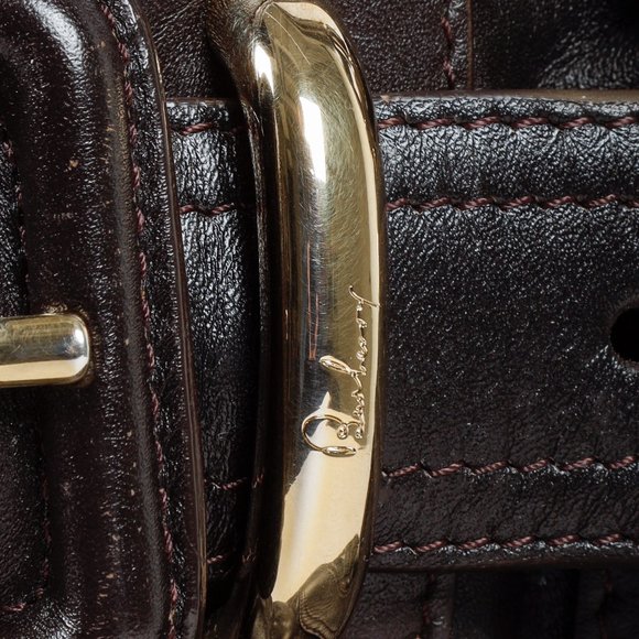 Burberry Prorsum Dark Brown Leather Beaton Bag - Picture 7 of 13